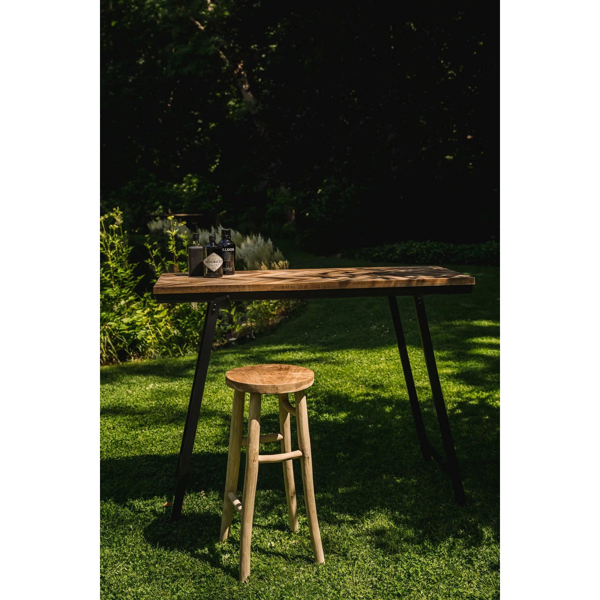 Elegante Barkruk - handgemaakt massief hout |stijlvol en tijdloos |woon-meubel.nl