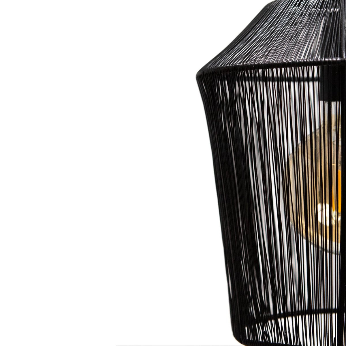 Hanging lamp MILA matt black Ø33x36cm