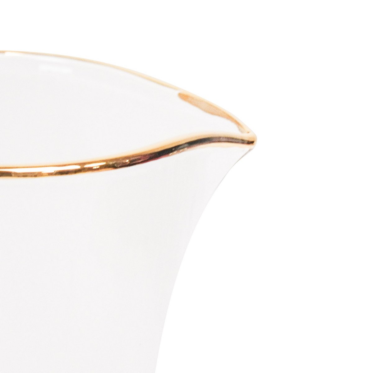 Water jug - Glass - Clear/Gold - 10.5x10.5x24.5cm