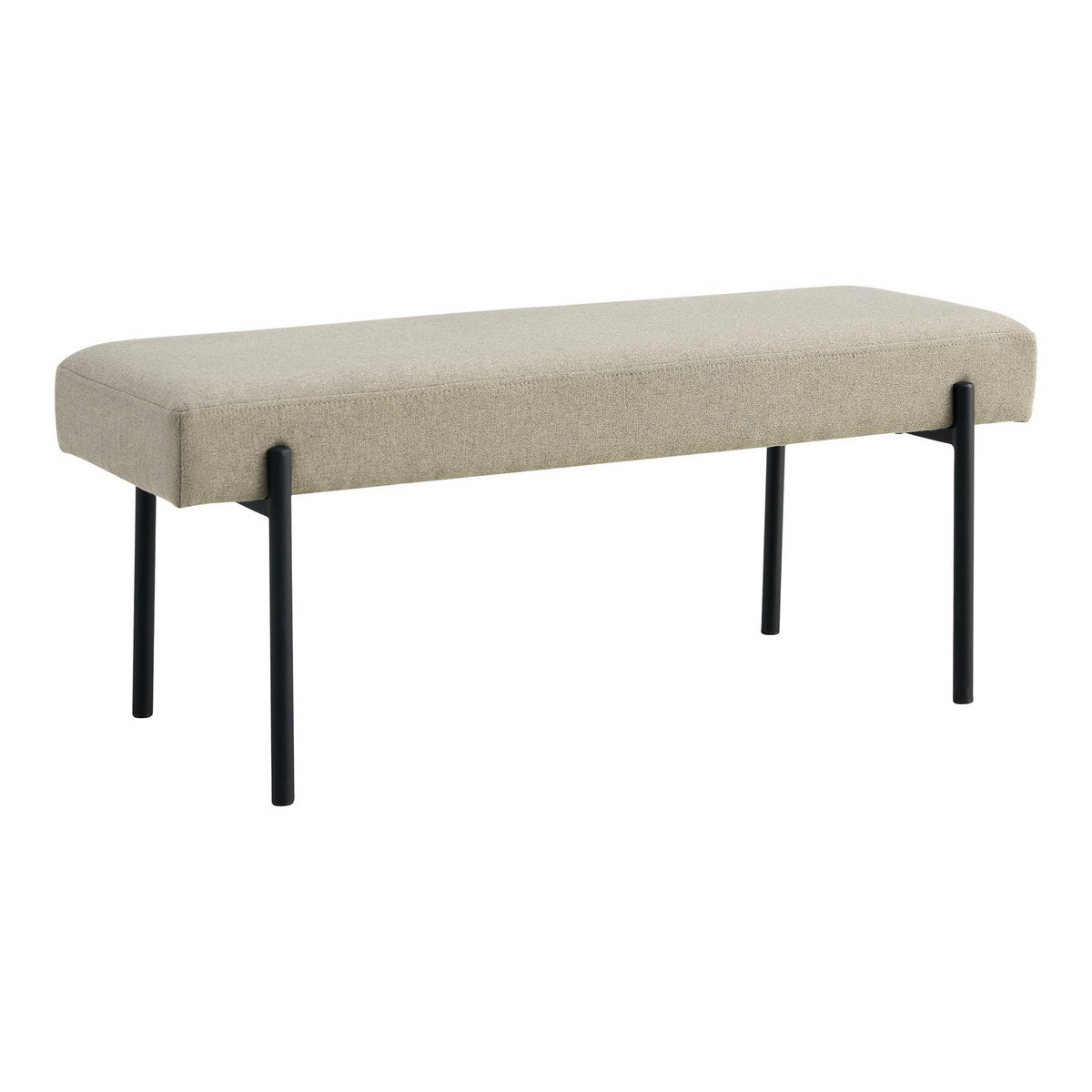 Swindon Bench - Bench, sand with black legs