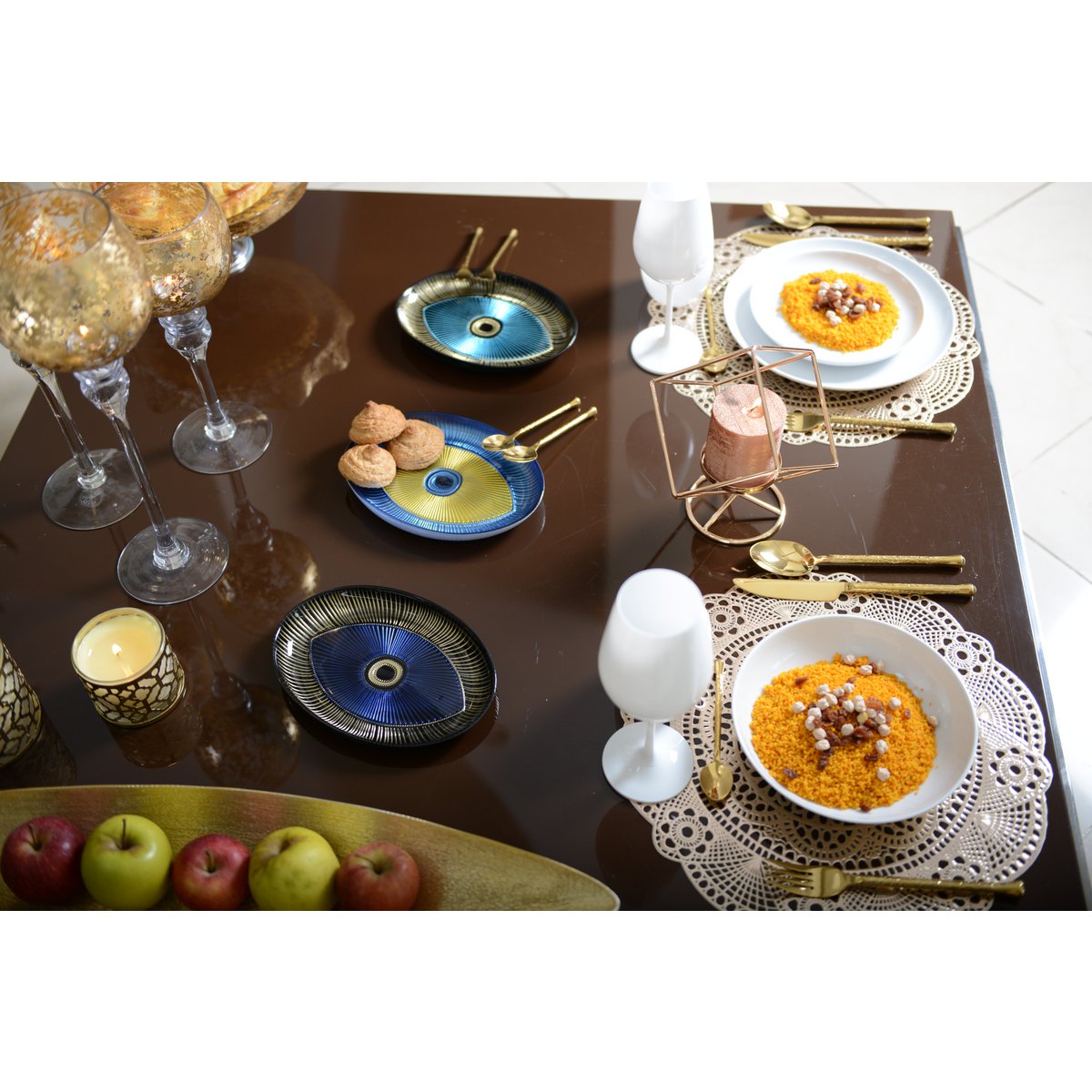 Aulica Ovale Oogschaal Donker – Presentatie bord / schaal |woon-meubel.nl