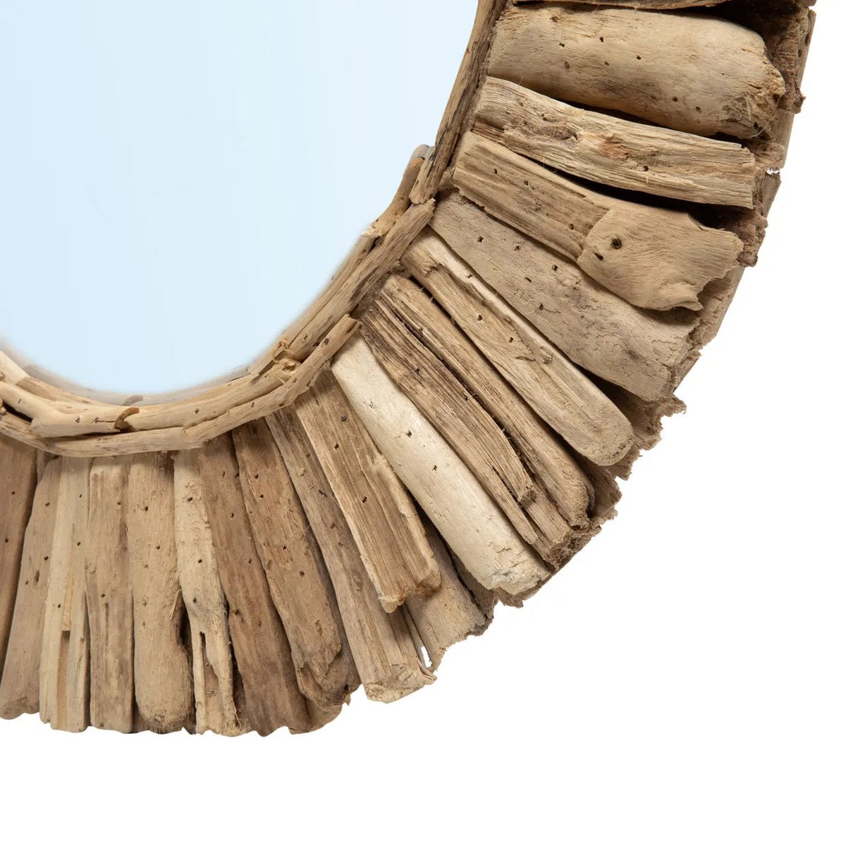 De Drijfhouten Kroonspiegel - Naturel - M |woon-meubel.nl