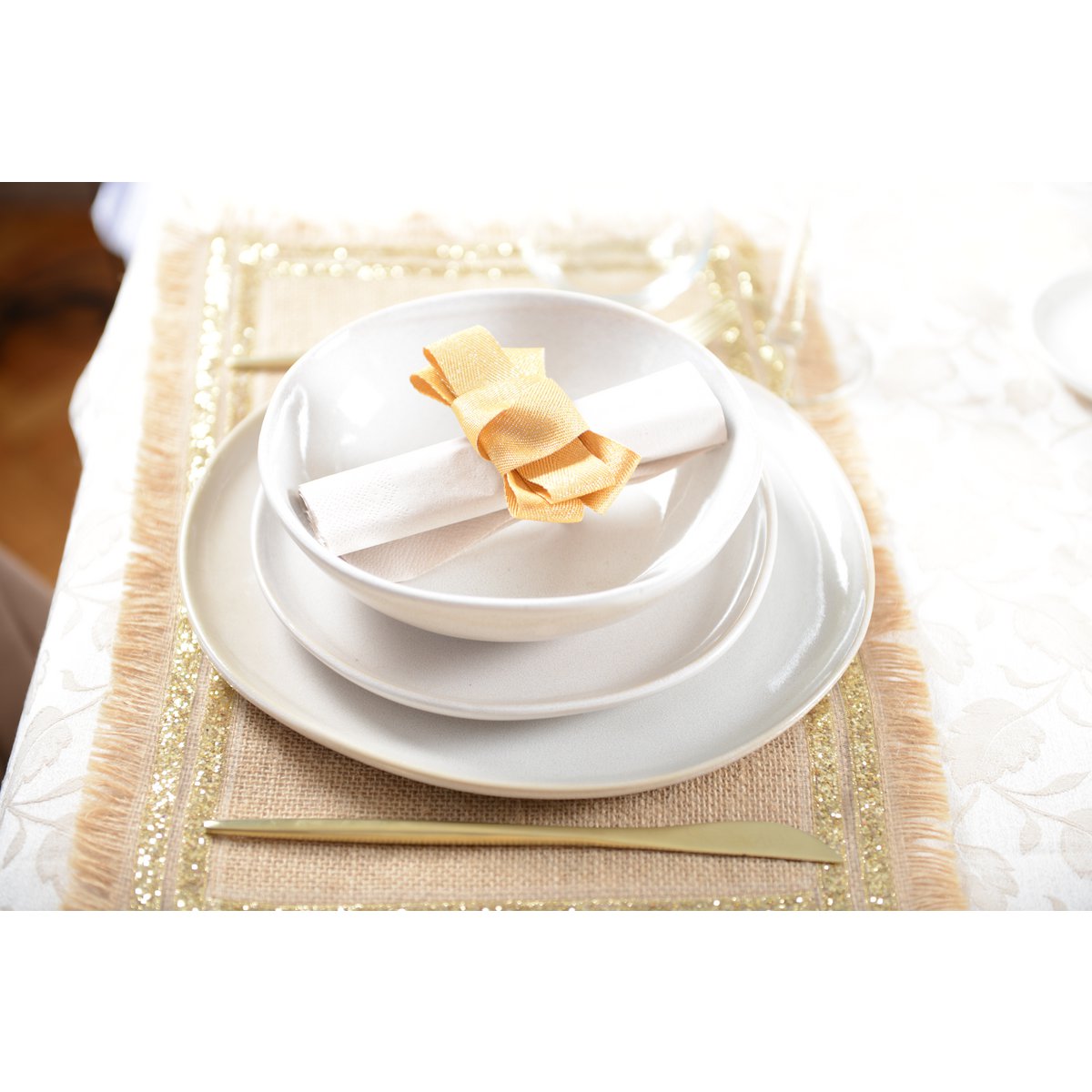DINERBORD 27 cm – gebroken wit - Keramiek - AULICA