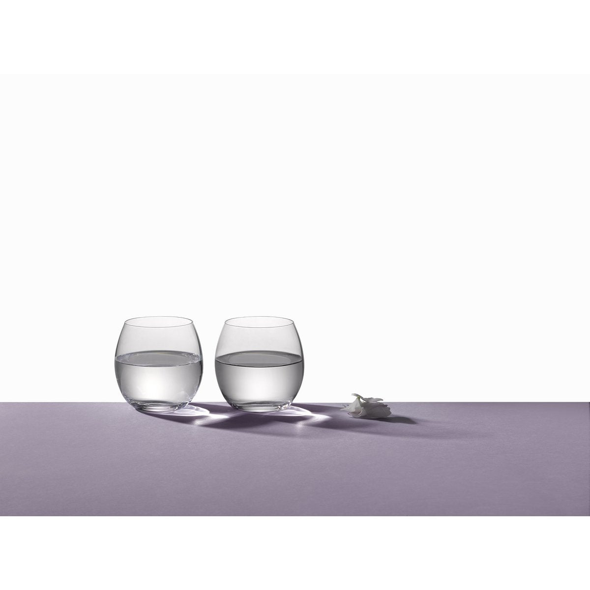Set van 6 Lage Waterglazen “Pioen” – 380ml