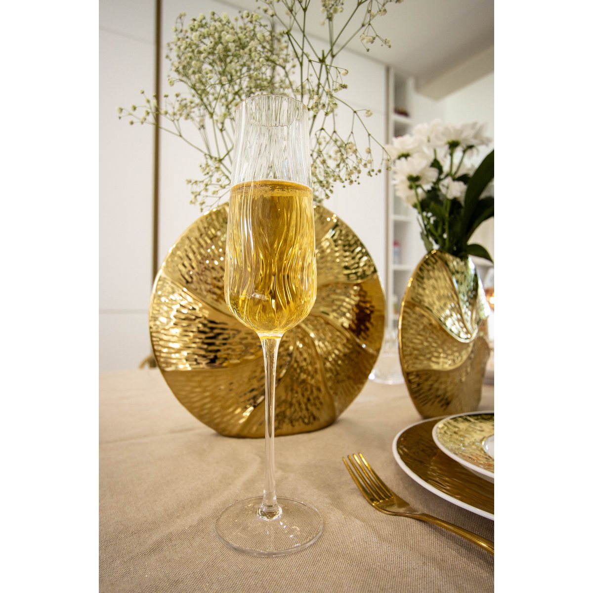 Champagneglazen Golf – Set van 6 – Luxe & Stijlvol |woon-meubel.nl