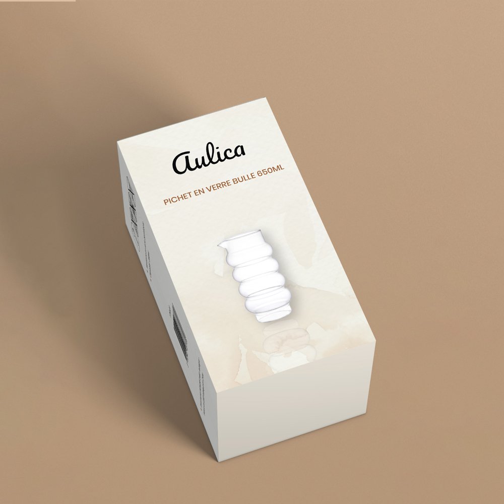 Aulica Pichet en Verre Bulle 650 ml – Stijlvol & Praktisch |woon-meubel.nl