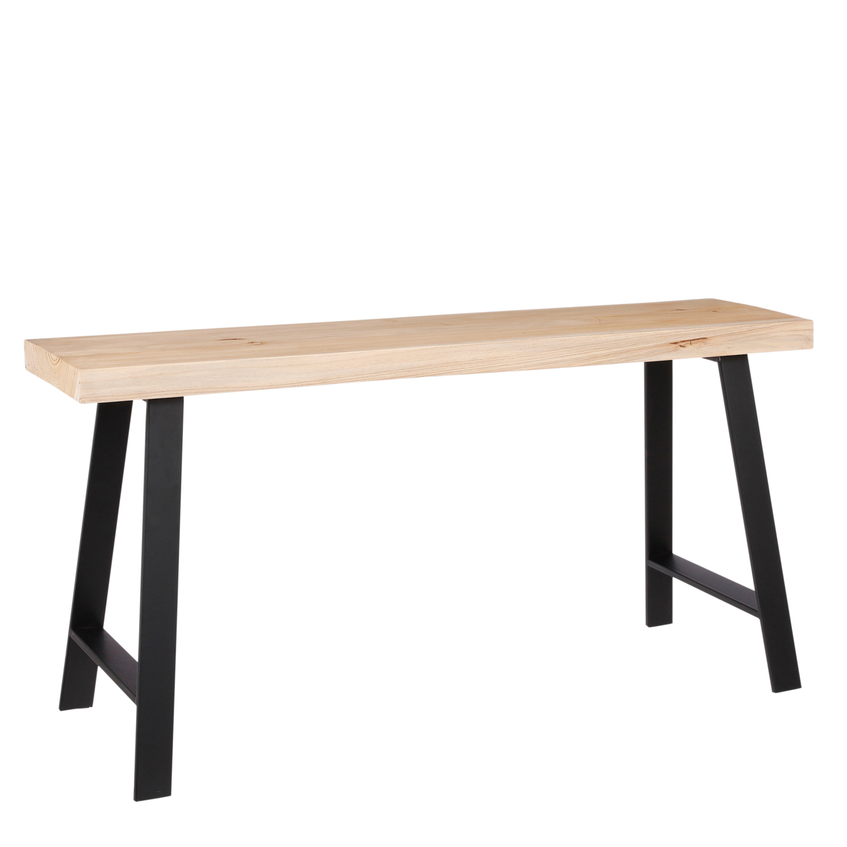 Plano Bank - L92 x W31 x H46 cm - Pine Wood - Light Brown