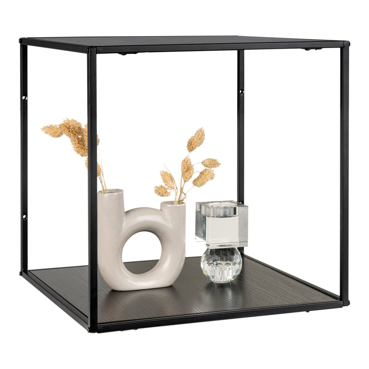 Vita Wandplank Zwart – Compact & Modern Design | woon-meubel.nl