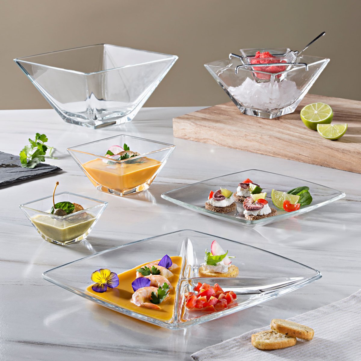 Luxe Glazen Kaviaarset - Aulica |woon-meubel.nl