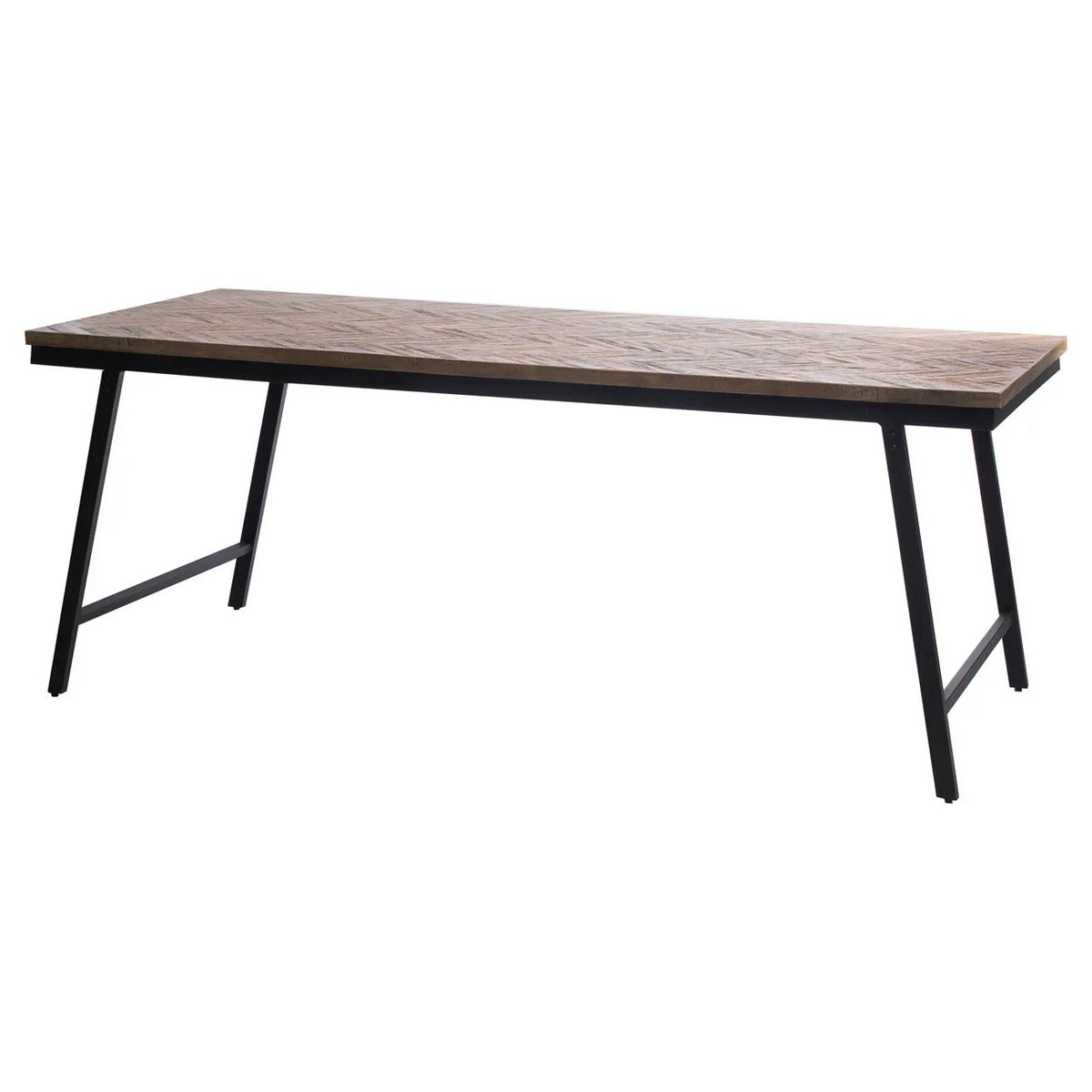 De visgraatconsole - Visgraatmotief naturel 170x40x80 |woon-meubel.nl