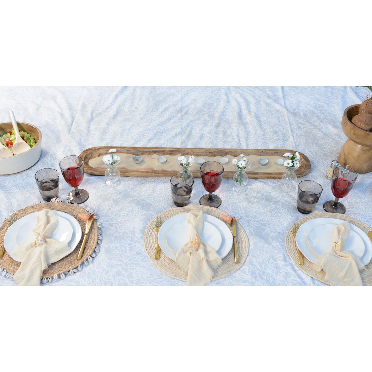 Set van 6 Acryl Bruine Waterglazen – Aulica