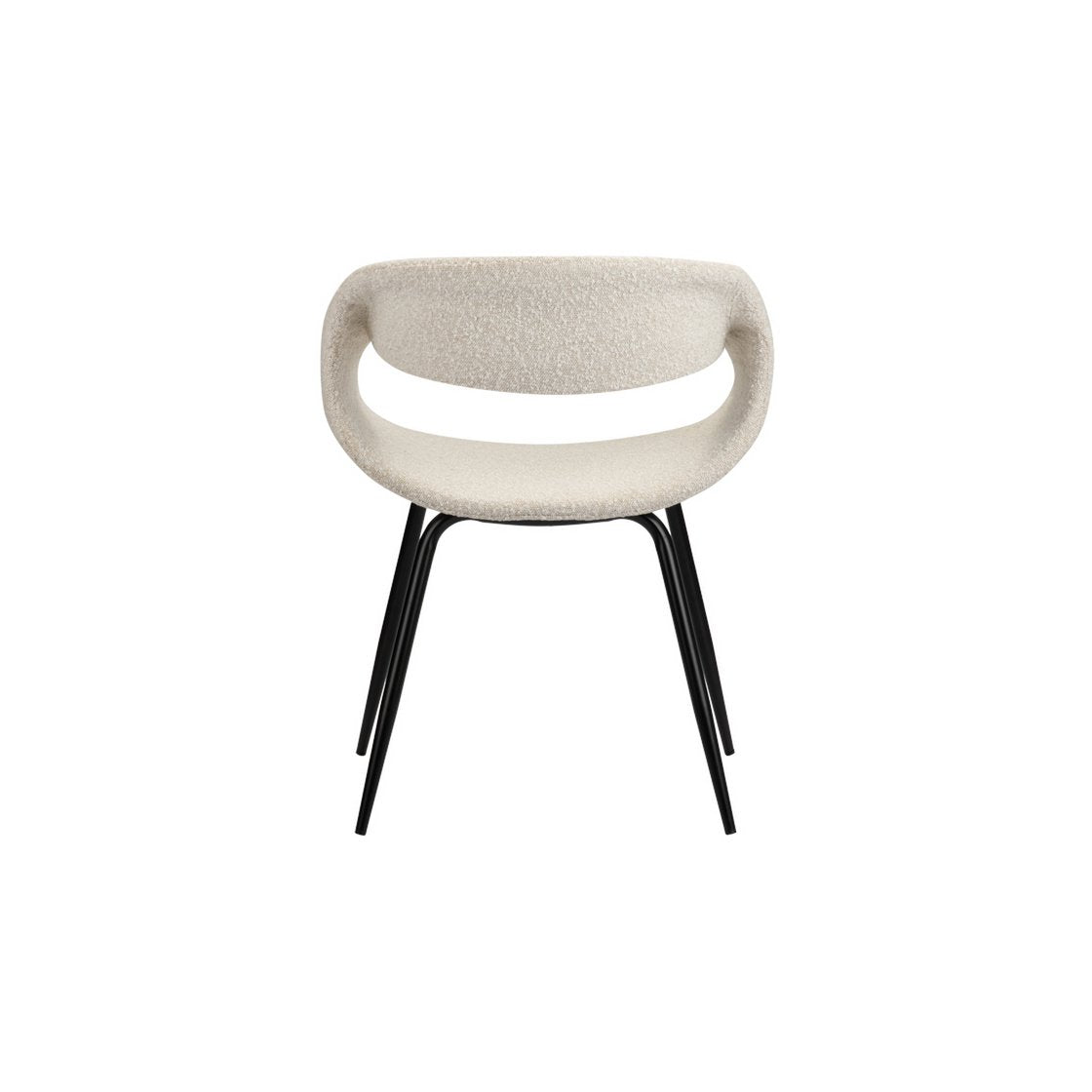 Chaise Baleine Blanc Perle (Lot de 2)