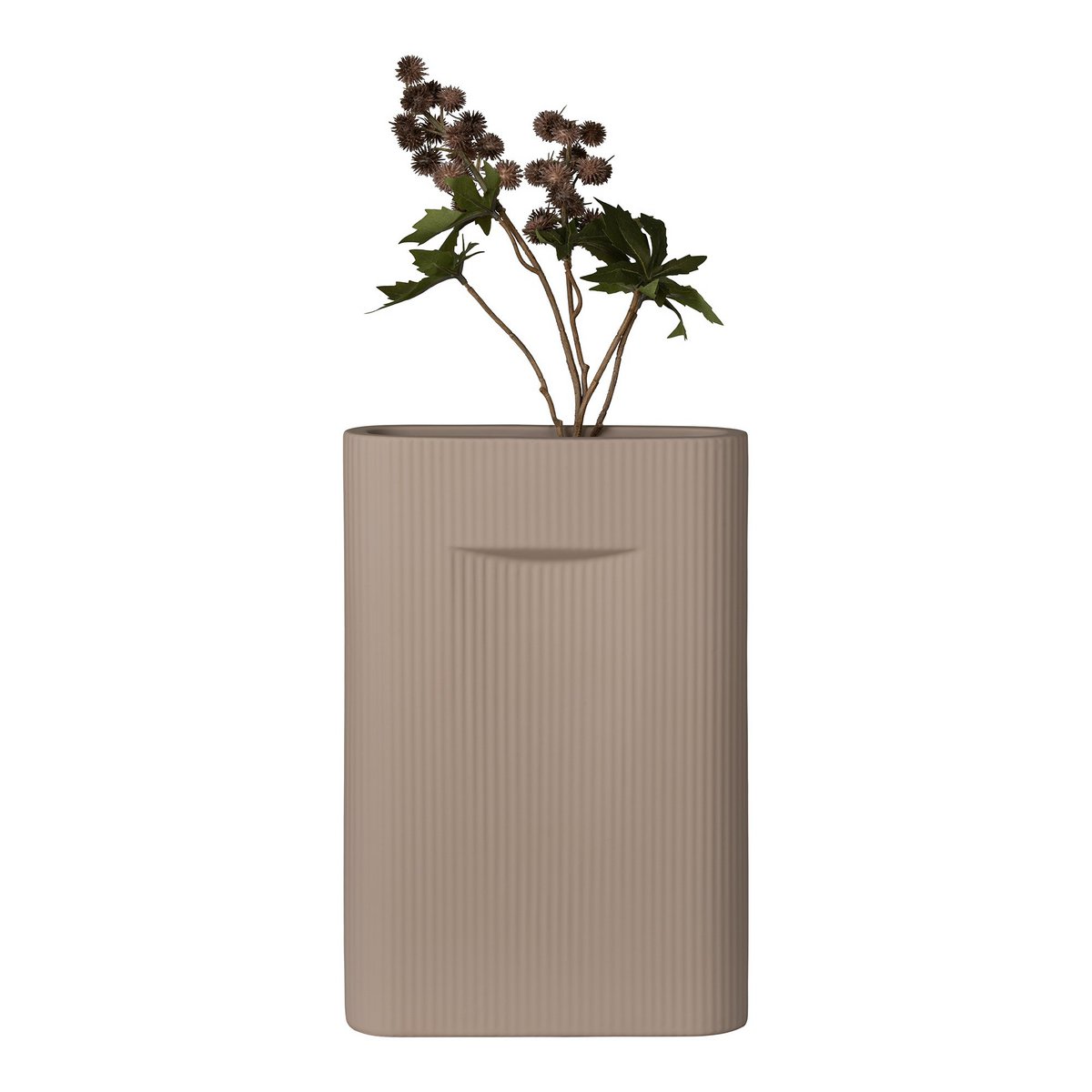 Keramische Vaas Bruin – 24x8,5x35,5 cm | woon-meubel.nl