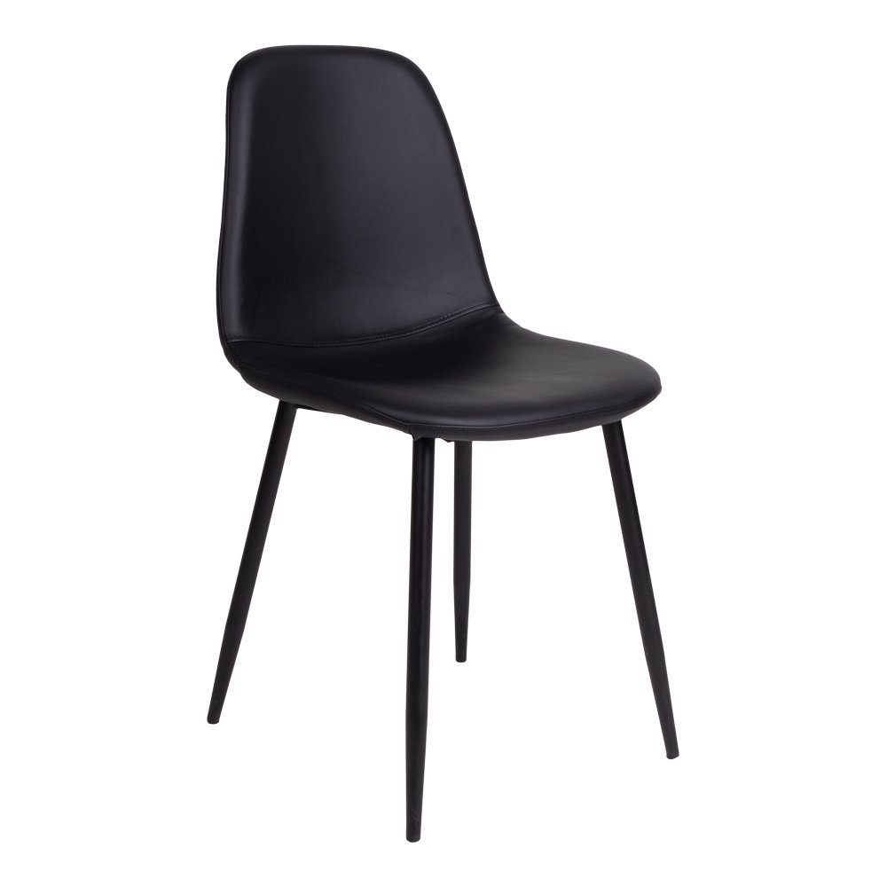 Stockholm Eetkamerstoel zwart - Set van 2 |woon-meubel.nl