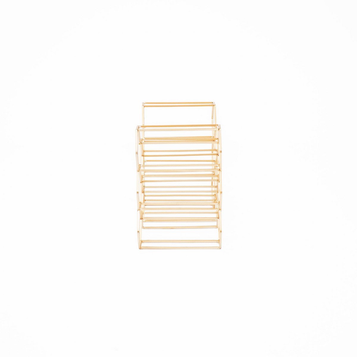 Wijnrek - Metaal - Goud - 11 flessen Moderne |woon-meubel.nl