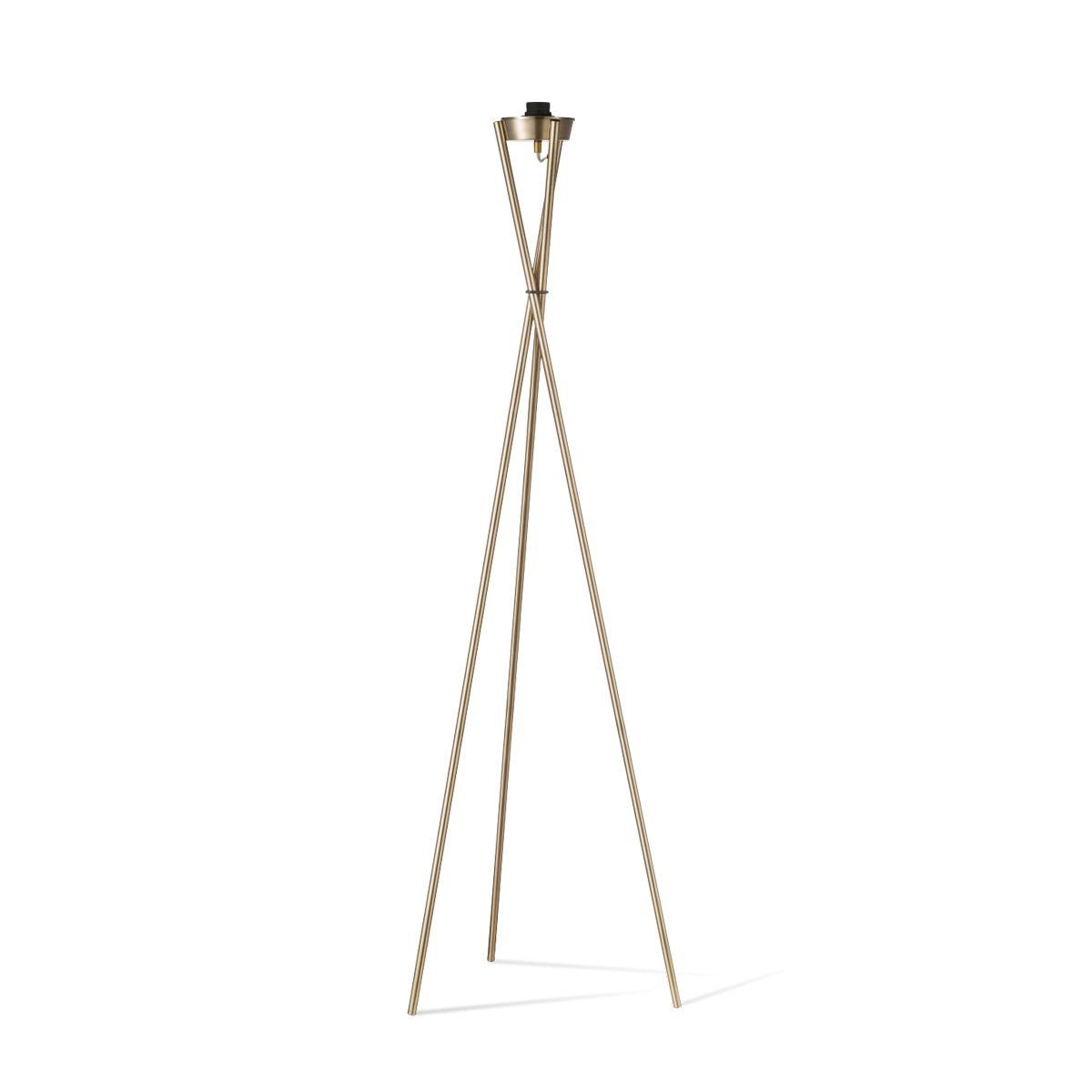 Pied de lampadaire Tripode 48/48/149cm - Laiton