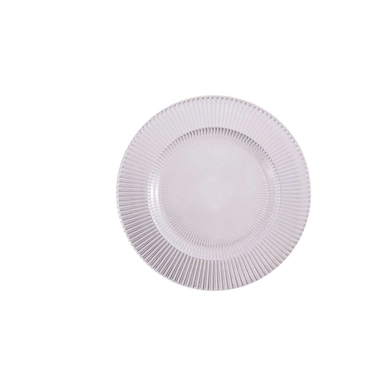 AULICA Luce White Dessertbord 21 cm – Glazen Winterbord | woon-meubel.nl