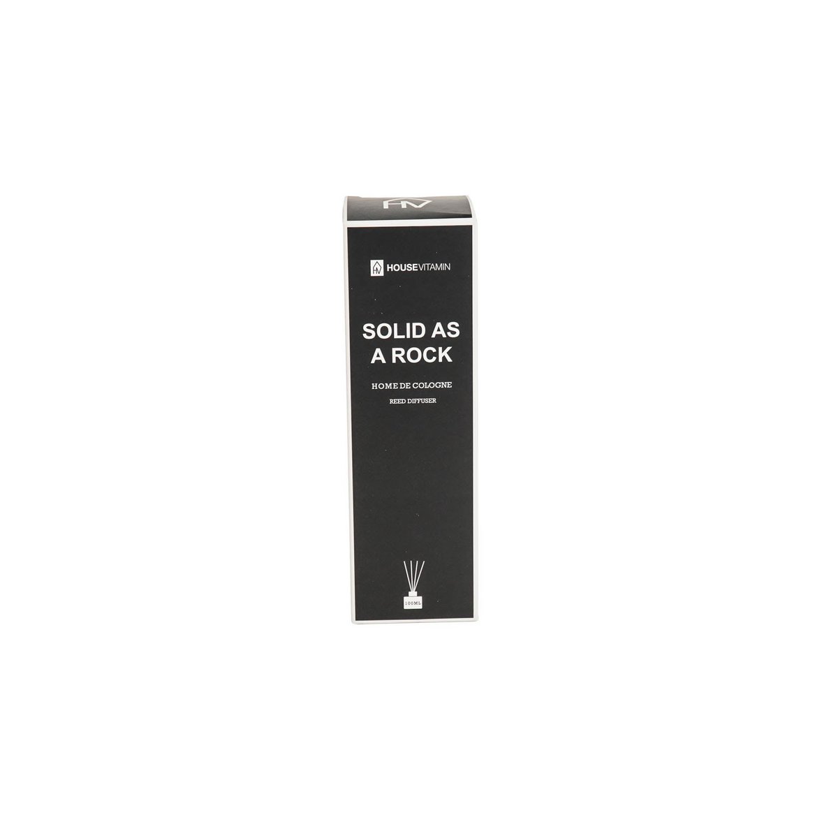 Reed diffuser - Glass/fiber - 100 ml - Solid as stone