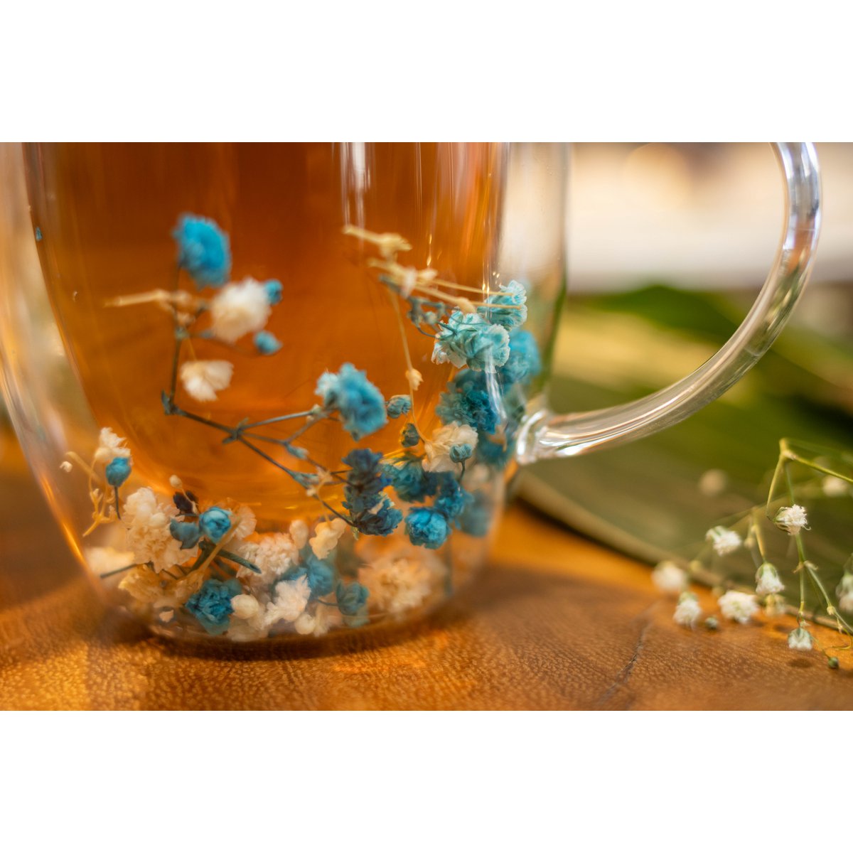 Dubbelwandige Theebekers – Set van 2 – Bloemmotief – Glas | woon-meubel.nl