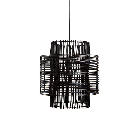 Hanglamp BRANDON mat zwart Ø40x45cm |woon-meubel.nl