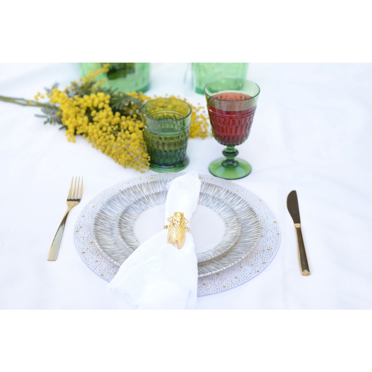 Dessertbord Porselein – Khaki – 20x20x1 cm – Aulica