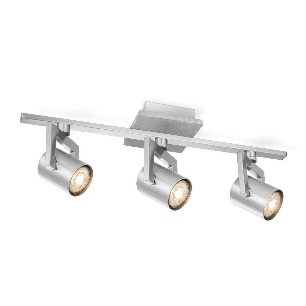 Surface-mounted spotlight Concrete 3 - incl. dimmable LED lamp - concrete