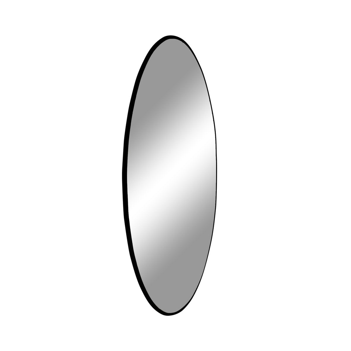 Jersey Spiegel rond in zwart of messing look 40/60/60/80
