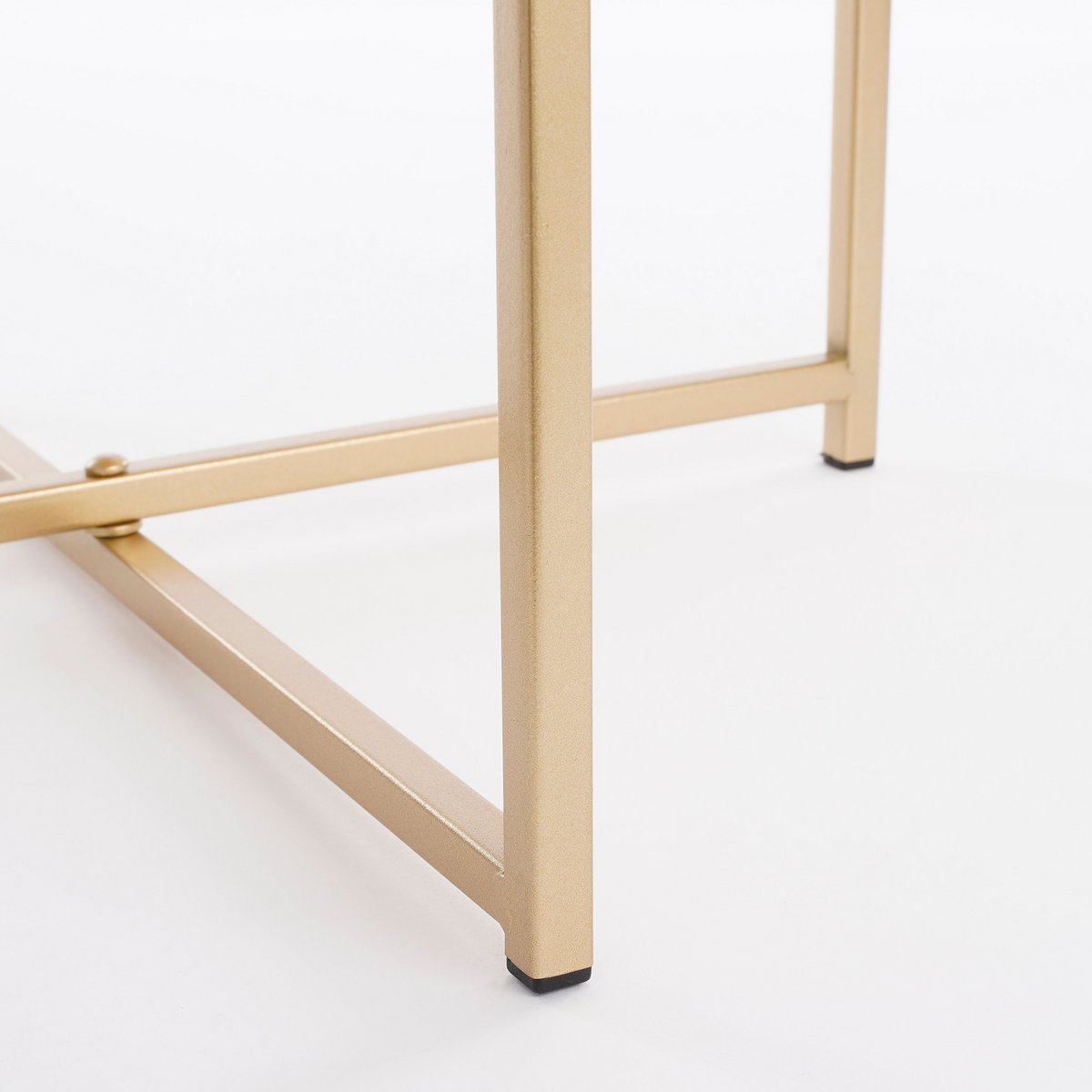 Mikki Side table - H45 x Ø45 cm - Metal - Gold