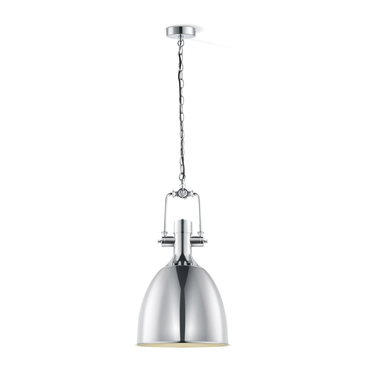 Hanging lamp Dive - chrome - 28.5x29x140cm