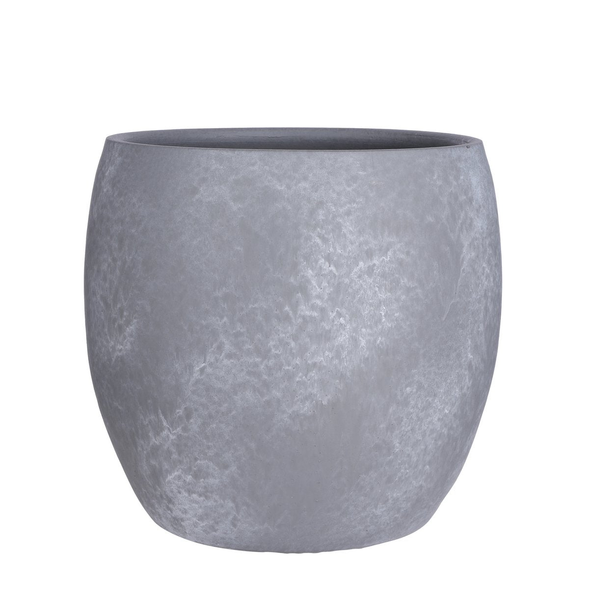 Lester Flowerpot - H31 x Ø33 cm - Terracotta - Light grey