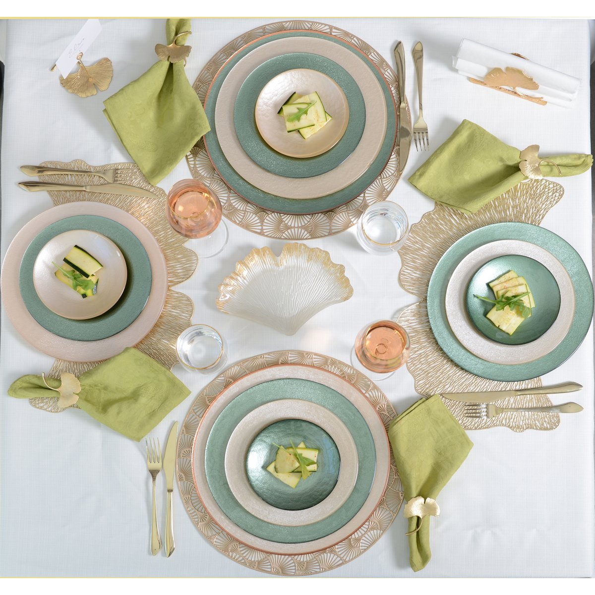 Vanille Dessertbord – Aulica Ginkgo | Elegant Glaswerk | woon-meubel.nl