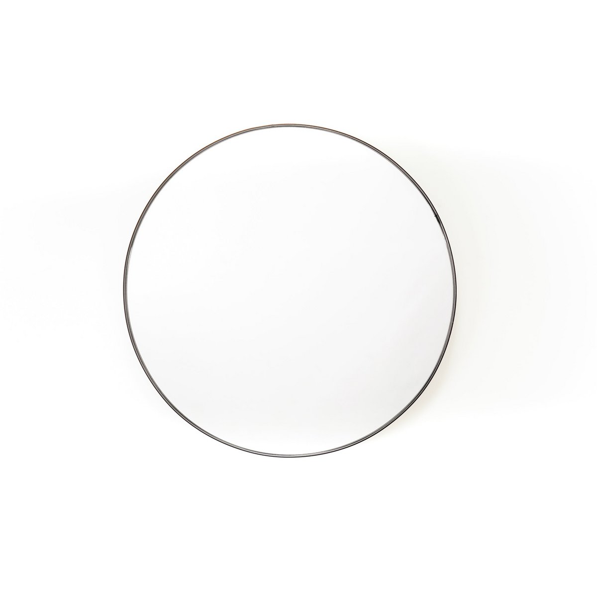 Mirror - Round Wall Mirror - Metal - Black - Ø60cm