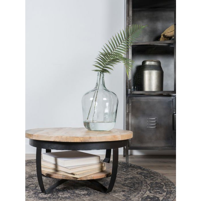 Salontafel Cilamon mangohout - 70 cm Robuust Design |woon-meubel.nl
