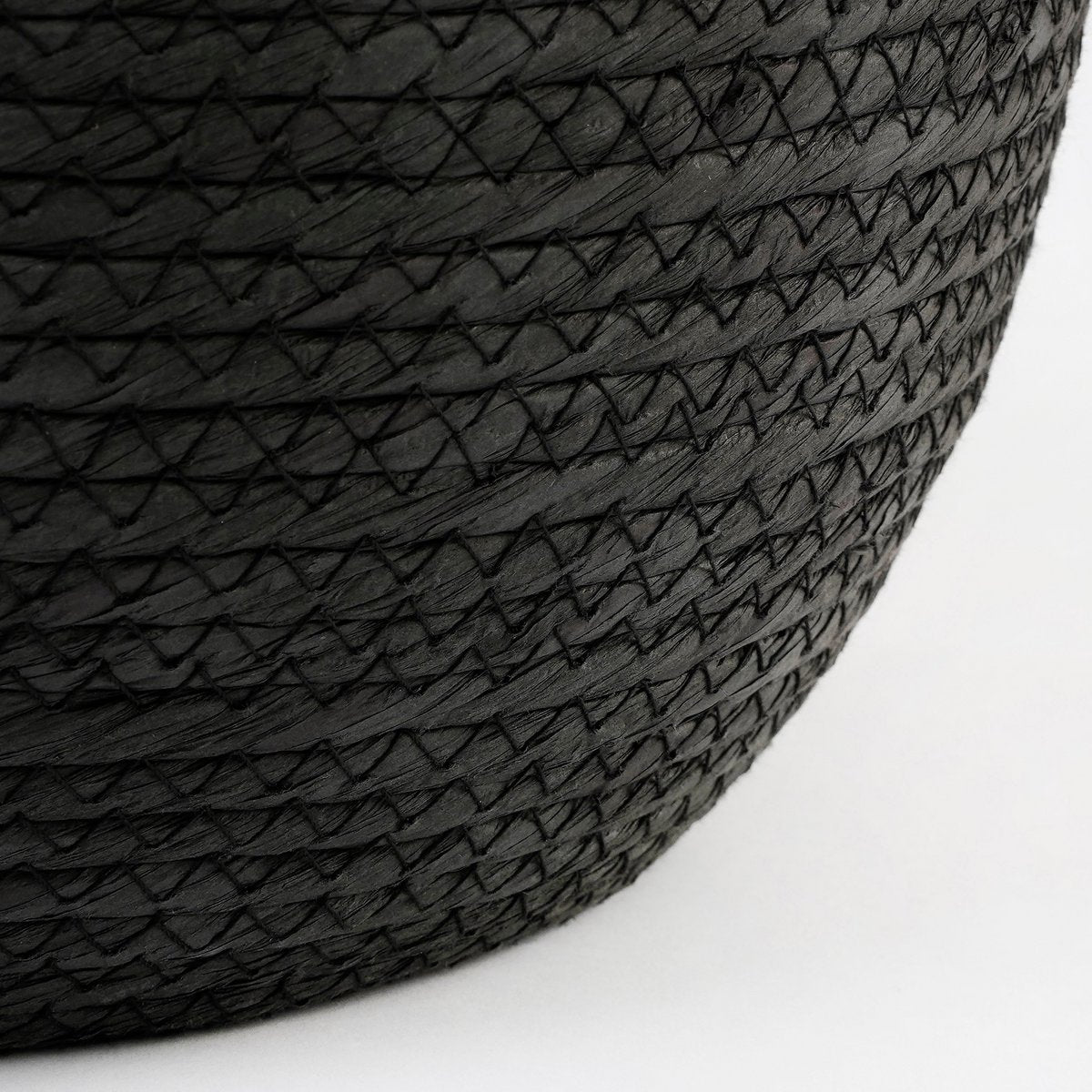 Jorck Plantenmand - Zwart- Papier H24 x Ø26 cm |woon-meubel.nl