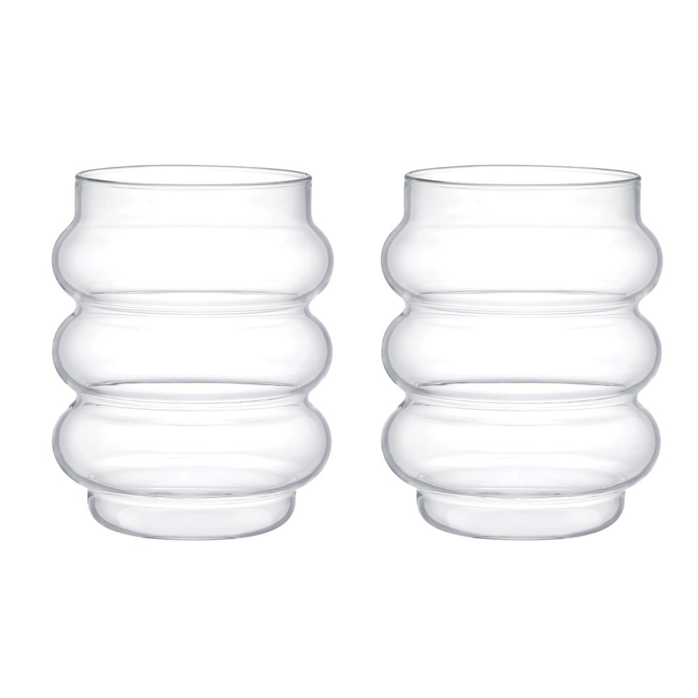 Aulica Matchaglazen / Bellenwaterglazen – Set van 2 Glazen van 400 ml |woon-meubel.nl
