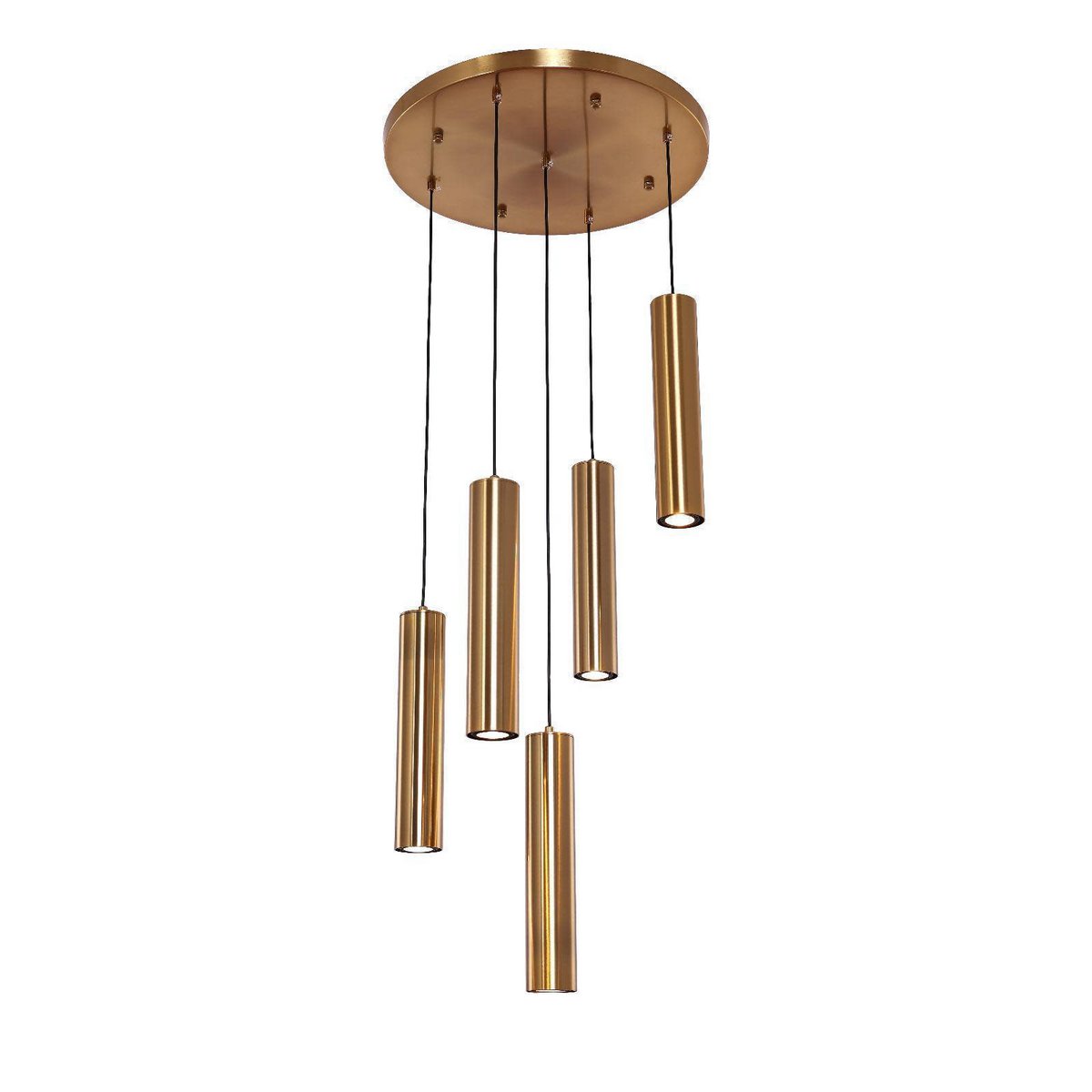 Pendant lamp Cylinder 5 | Gold