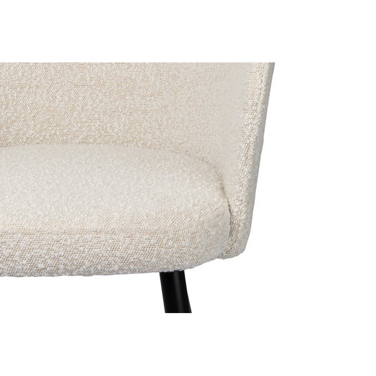 Pearl white wing chair (Set of 2)