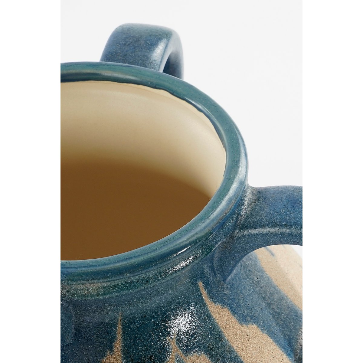 Caldo Vase - L25 x W24 x H30 cm - Ceramic - Dark Blue