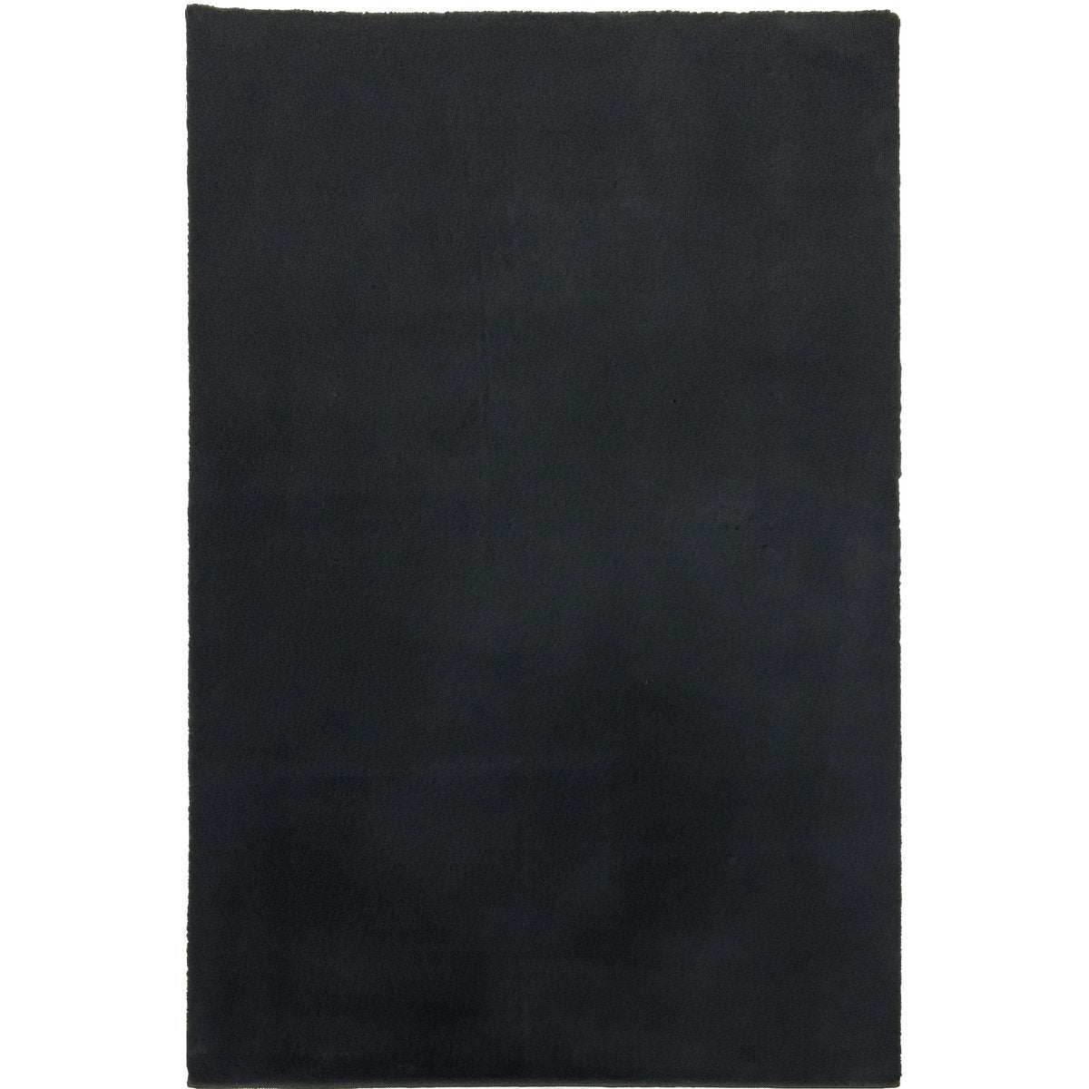 Tapis moelleux noir 80x300CM