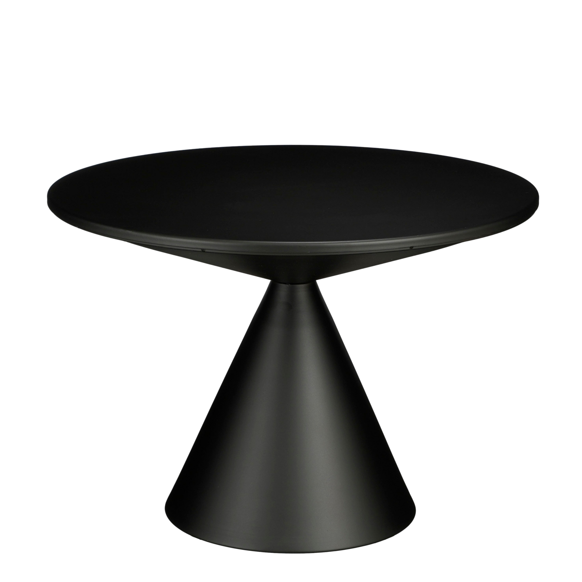 Table d'appoint Royal - H42 x Ø60 cm - Métal - Noir