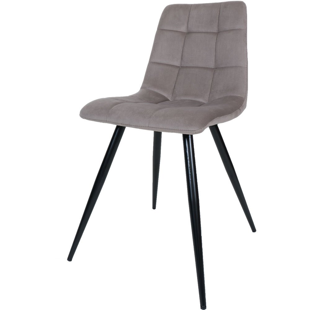 Eetkamerstoel Galgary Taupe – Vintage Velvet