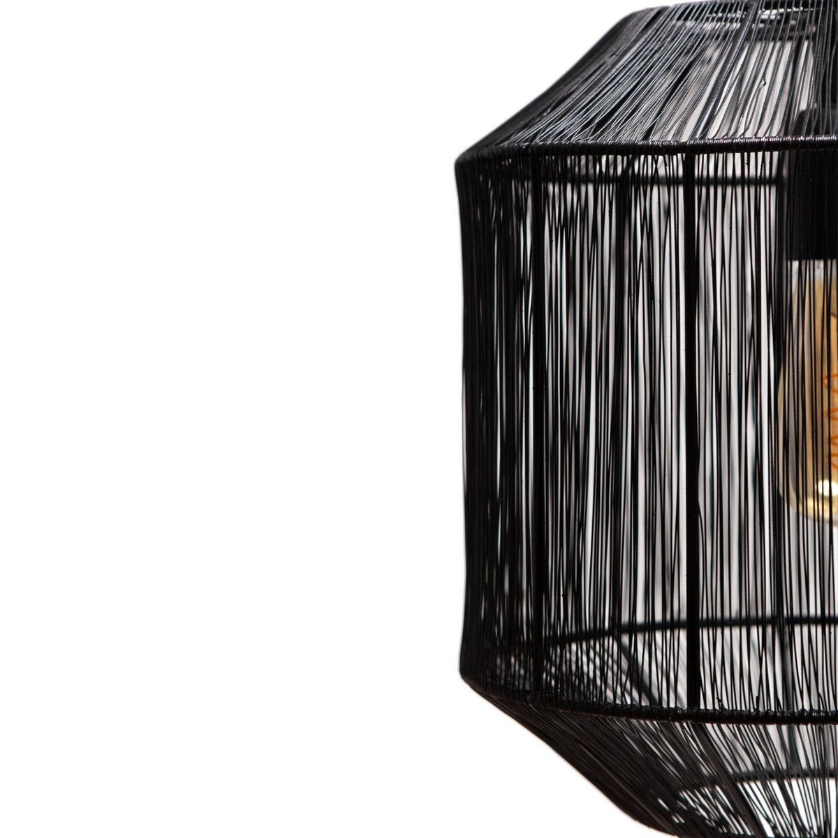 Pendant lamp SENNA matt black Ø30x32cm