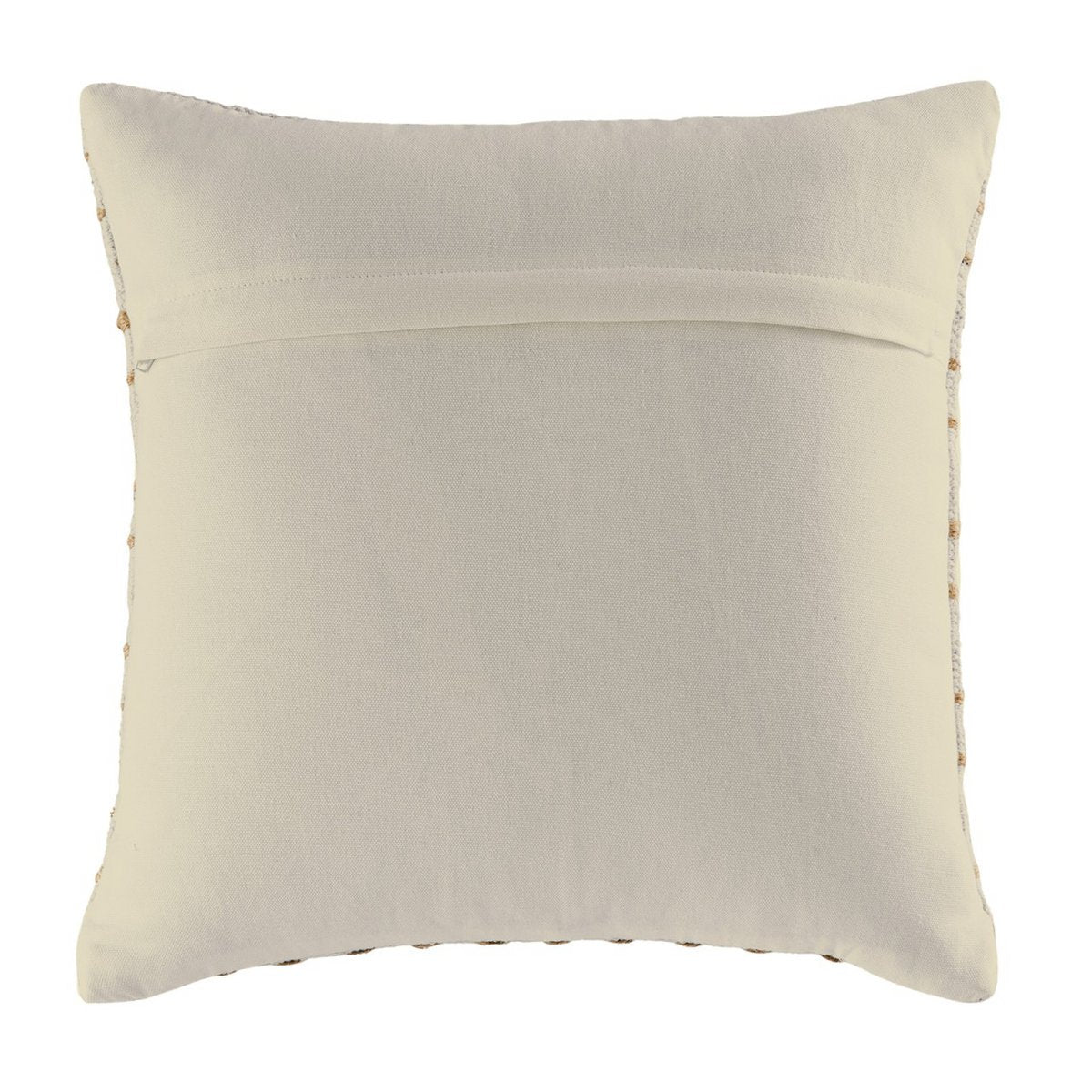 Set van 2 Handgemaakte Sierkussens 40x40 cm – Katoen & Jute – Natuurlijke Look