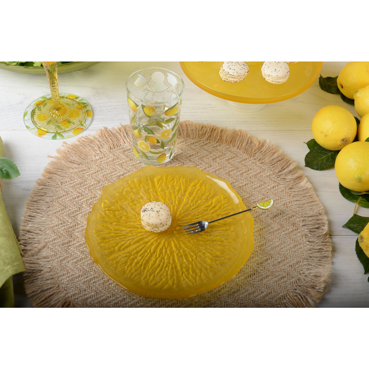 Set van 6 Citroen Dessertvorken – Aulica | Elegant en Verfijnd