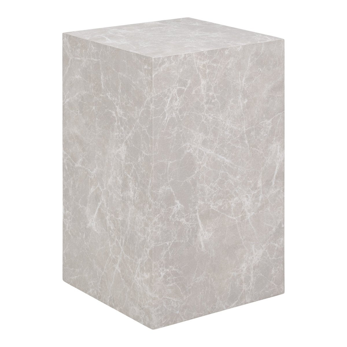 Praagse bijzettafel - Marmer, Hout |woon-meubel.nl