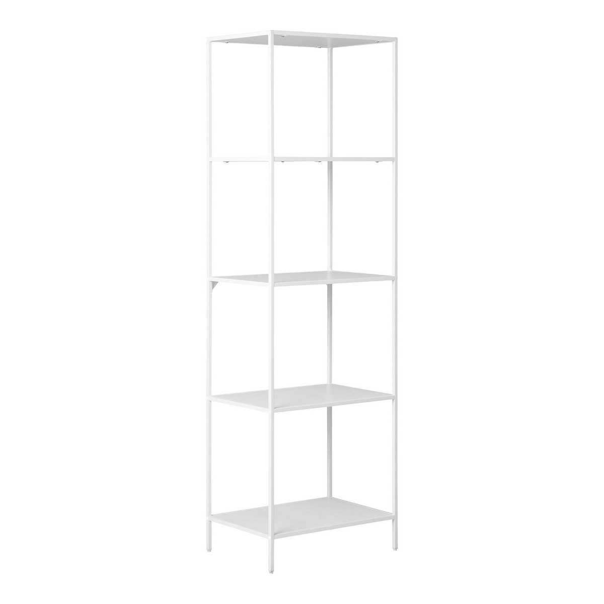 Vita Plank - wit, staal, 51x35x170cm
