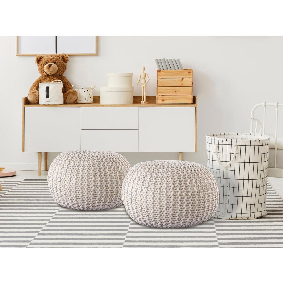 Voglrieder Buitenpoef – 100% Gerecycled Plastic – Waterdicht & Lichtgewicht – In 14 Kleuren
