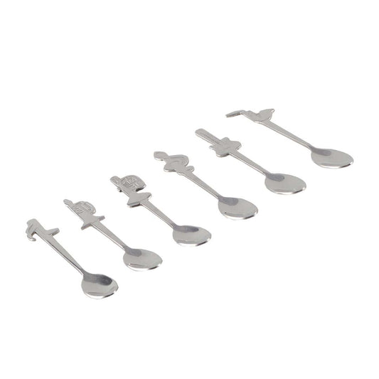 Aulica Musica Theelepels Zilver – Set van 6 Luxe Lepels |woon-meubel.nl