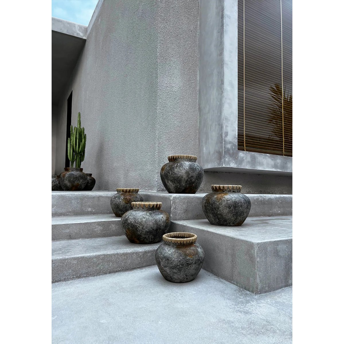 Le vase Styly - Gris antique - M