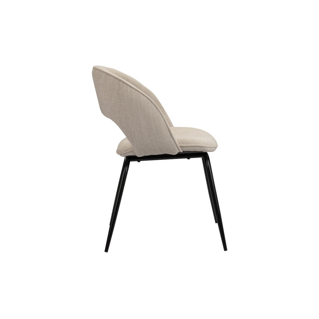 Regenboogstoel Beige Stijlvolle stoel - Set van 2 |woon-meubel.nl